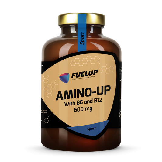 Fuel‑Up Amino‑Up with B6 & B12 600 mg, 240gb.
