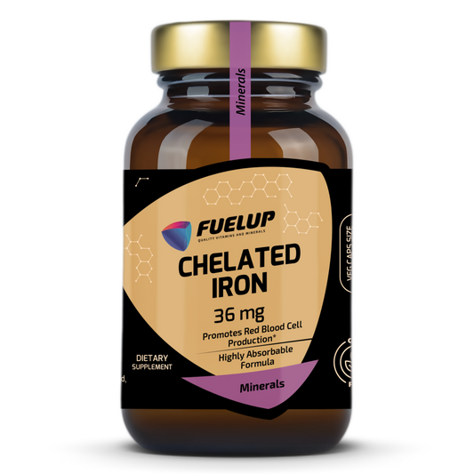 Fuel‑Up Chelated Iron 36 mg, 90gb.