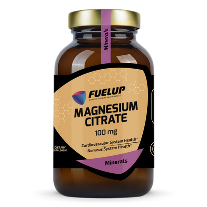 Fuel‑Up Magnesium Citrate 100 mg – veg kapsulas