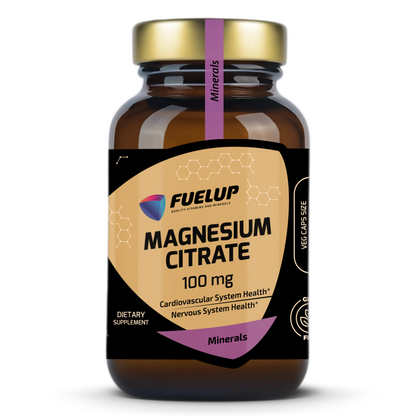 Fuel‑Up Magnesium Citrate 100 mg – veg kapsulas
