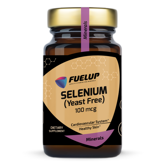 Fuel-Up Selenium (yeast free) 100 mcg – tabletes