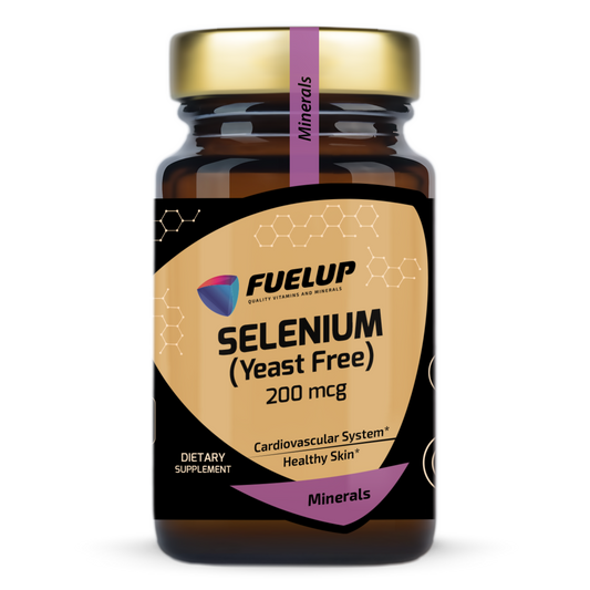 Fuel-Up Selenium (yeast free) 200 mcg – tabletes