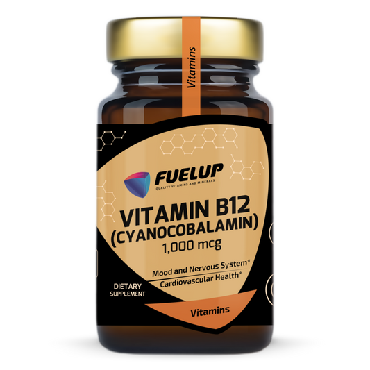 Fuel-Up Vitamin B12 (Cyanocobalamin) 1000 mcg – 100 tabletes