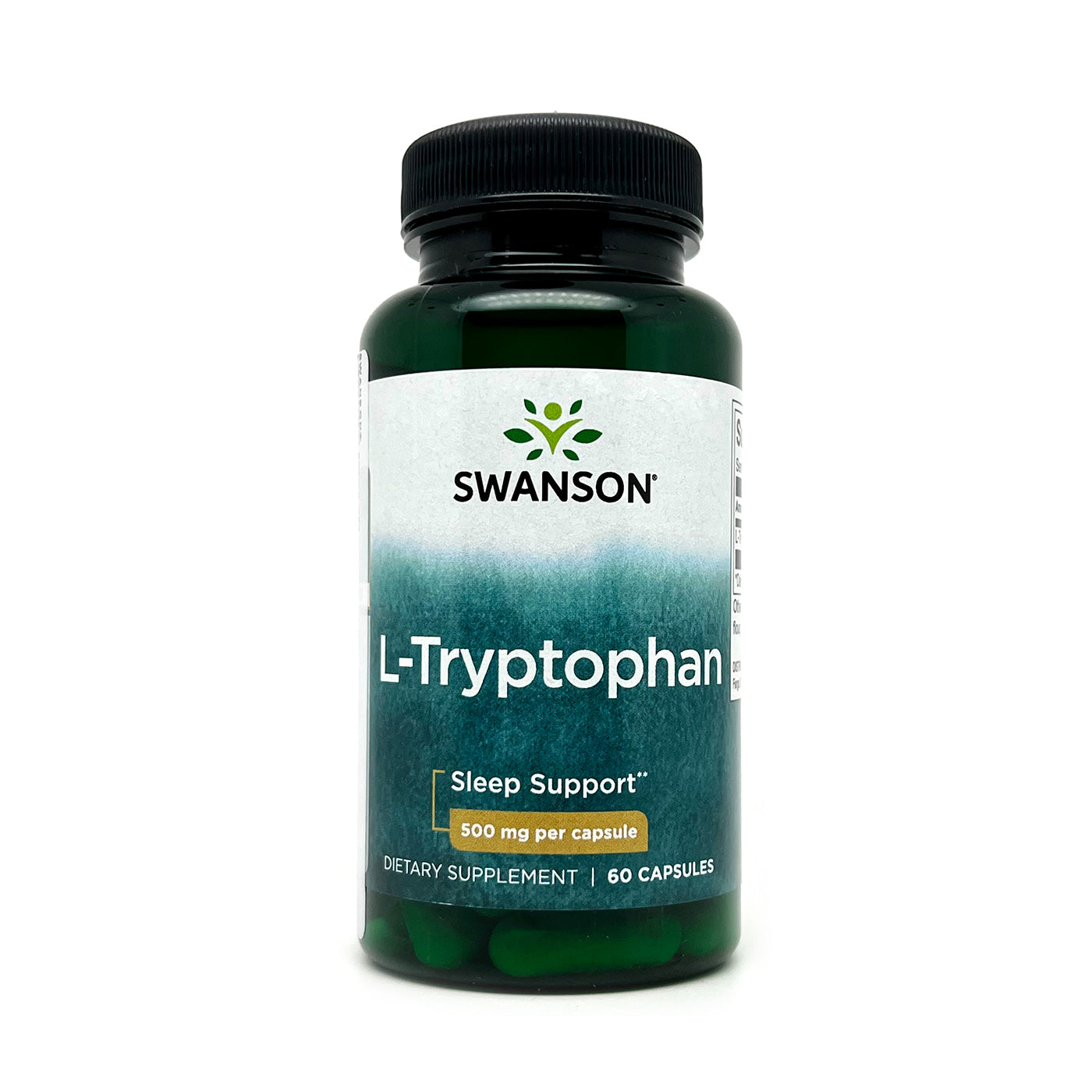 SWANSON - L-Triptofāns / L-Tryptophan 500mg (60 kapsulas)
