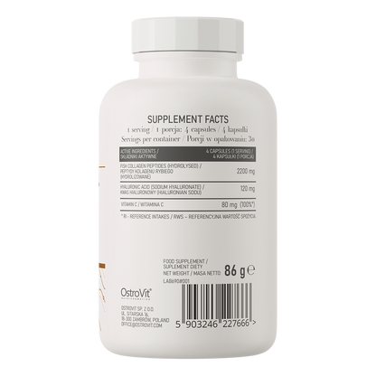 OstroVit - Marine Collagen + Hyaluronic Acid + Vitamin C / Marine Collagen CAPSULES (120 capsules)