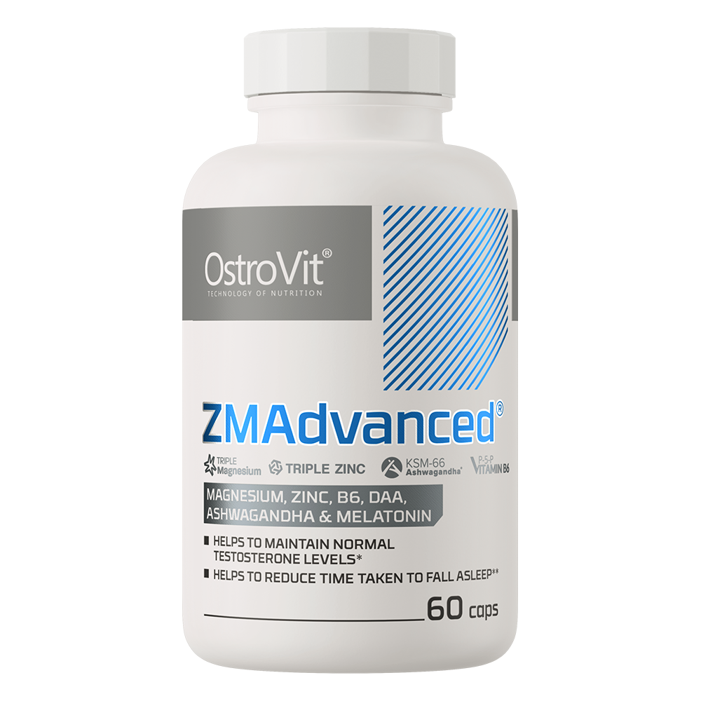 OstroVit - ZMAdvanced / Magnijs, Cinks, B6 (60 kapsulas)